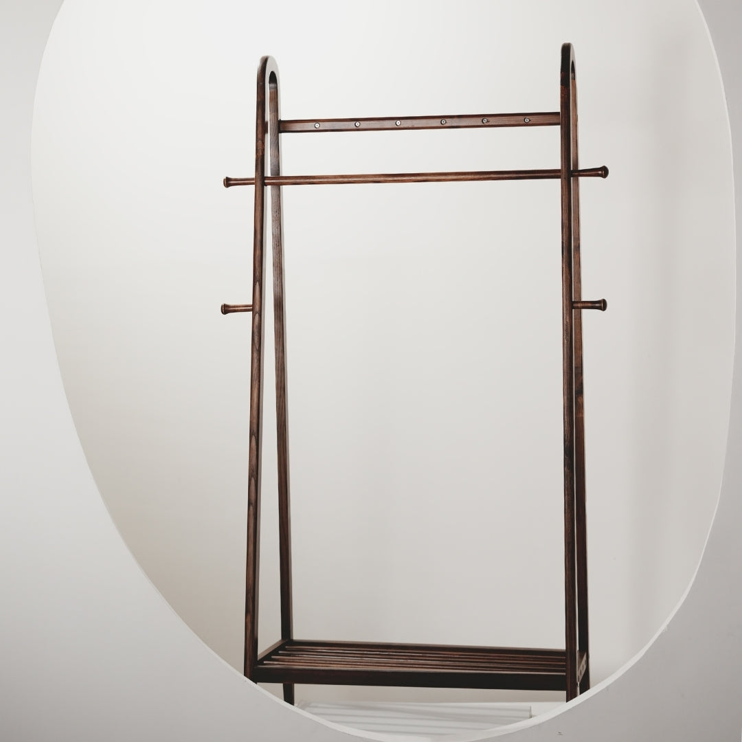 Inari Wooden Clothes Hanging Stand - Fixturic