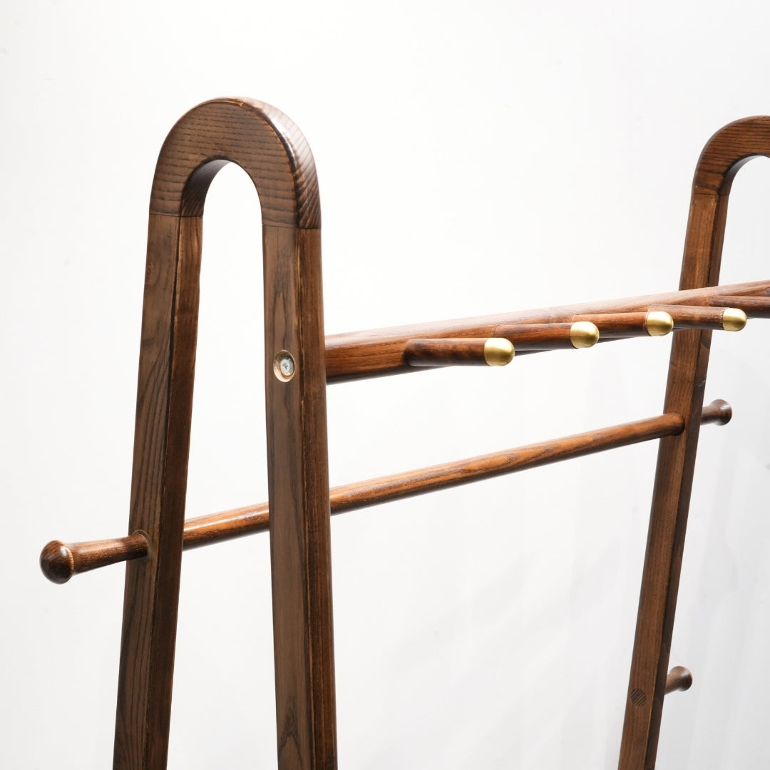 Inari Wooden Clothes Hanging Stand - Fixturic