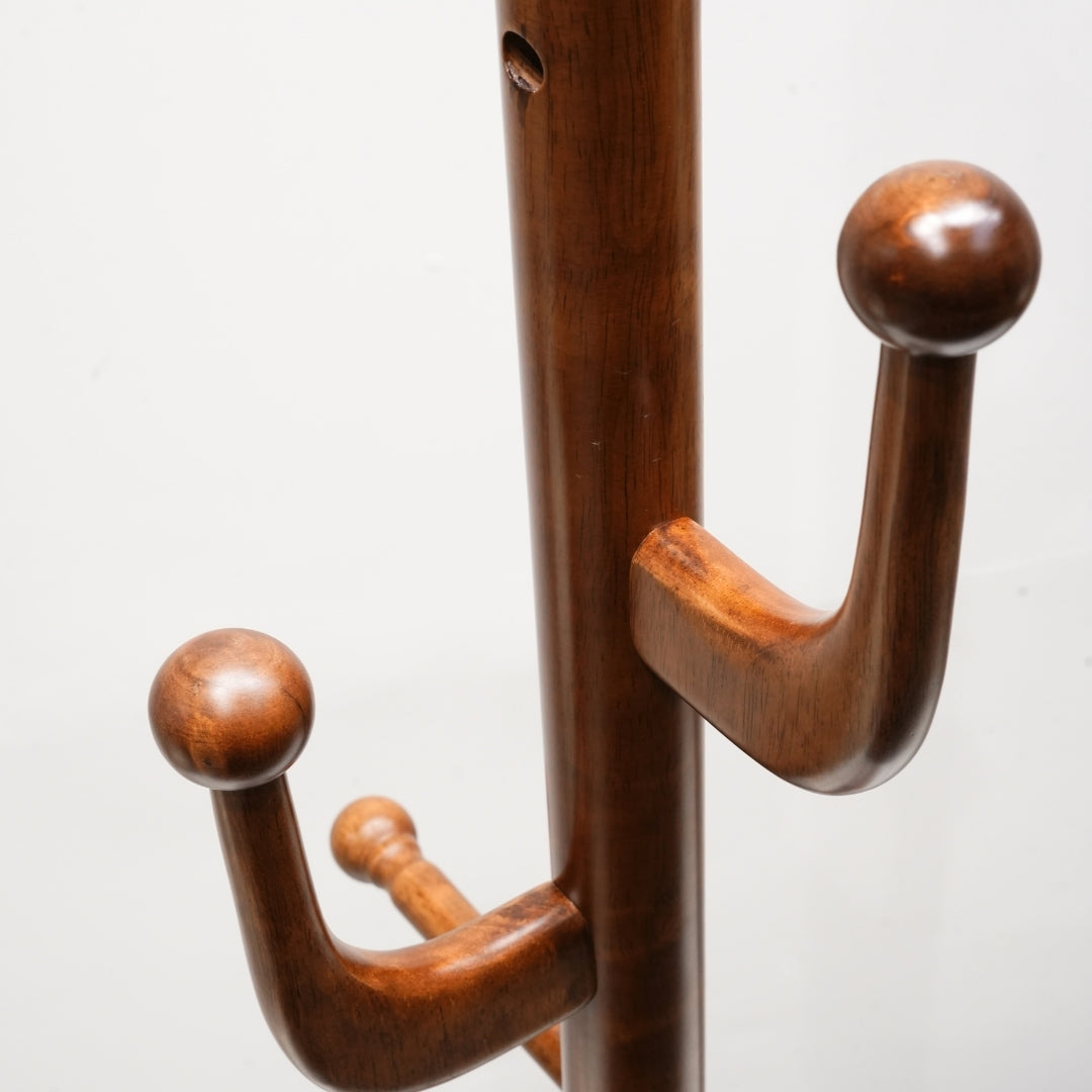 Brie Wooden Clothes Hanging Stand - Fixturic