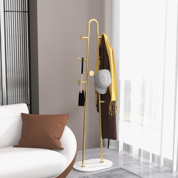 multi_hook_coat_rack_for_entryway_in_gold