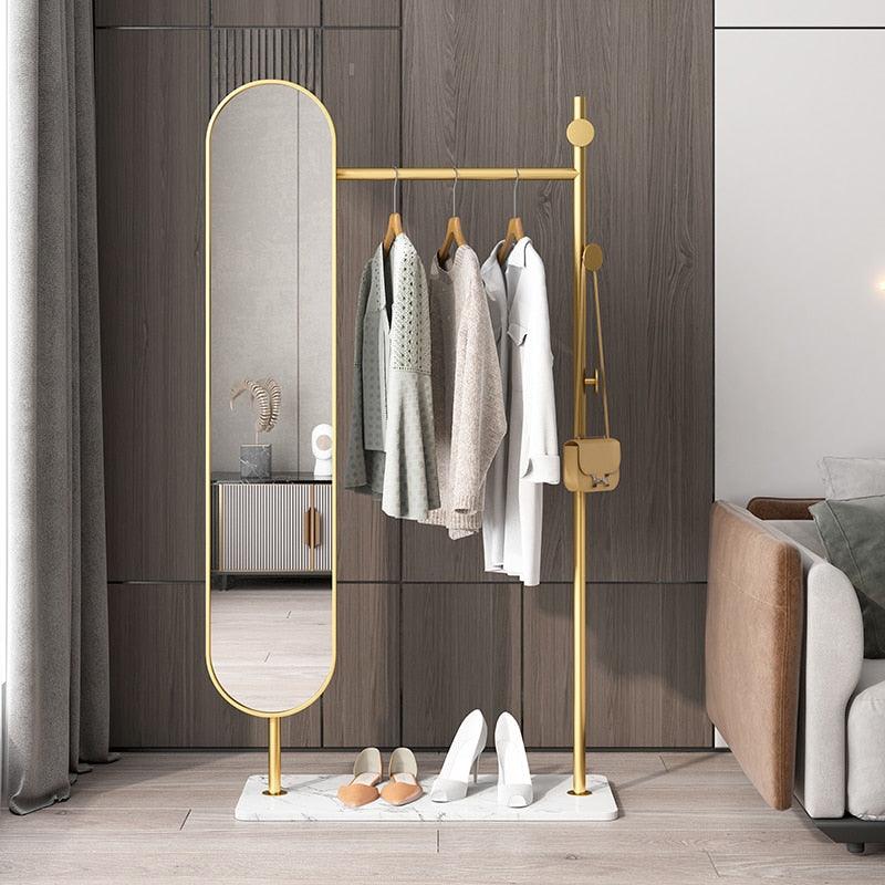 Ritz Clothes Hanging Stand with Mirror Premium Clothes Rack