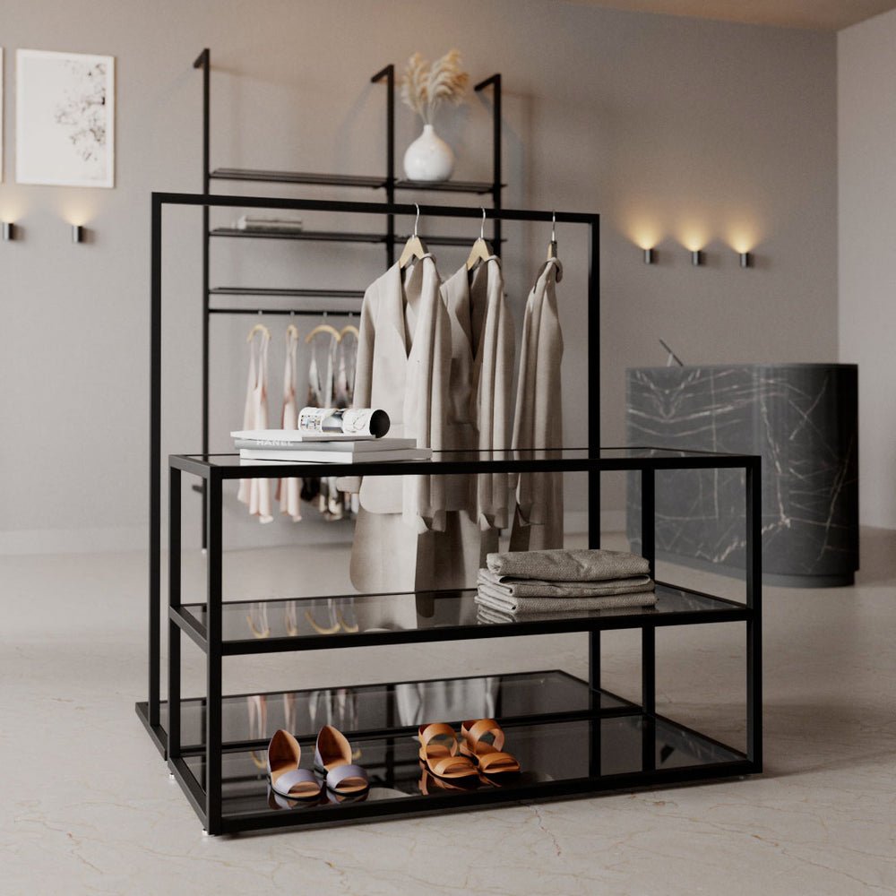 Ambar Clothes Hanging Rack for Boutiques and Clothing Stores – Fixturic