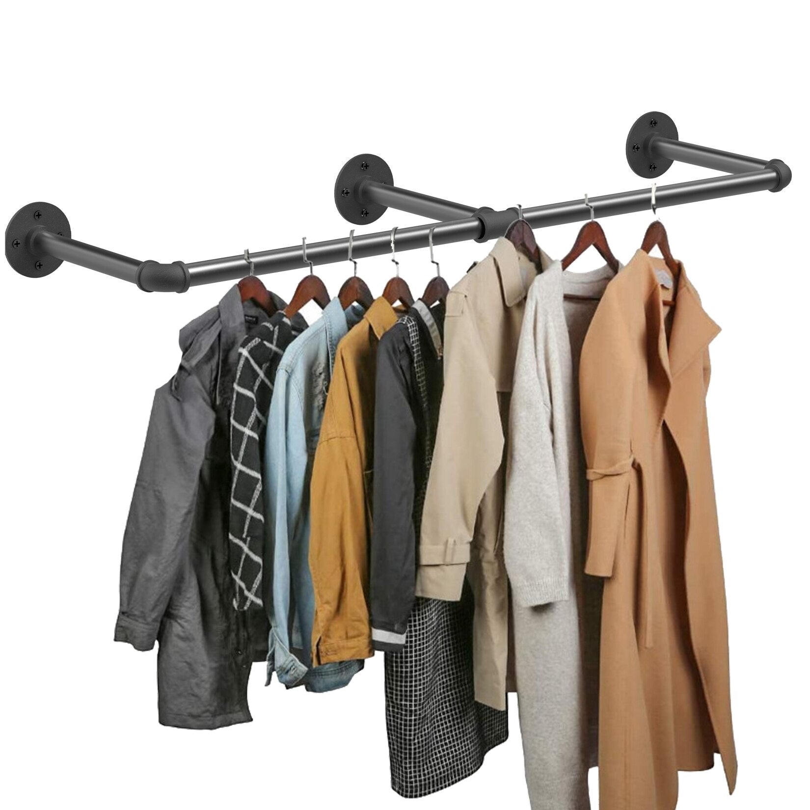 Birch Clothes Rail | Display Racks and Rails by Fixturic