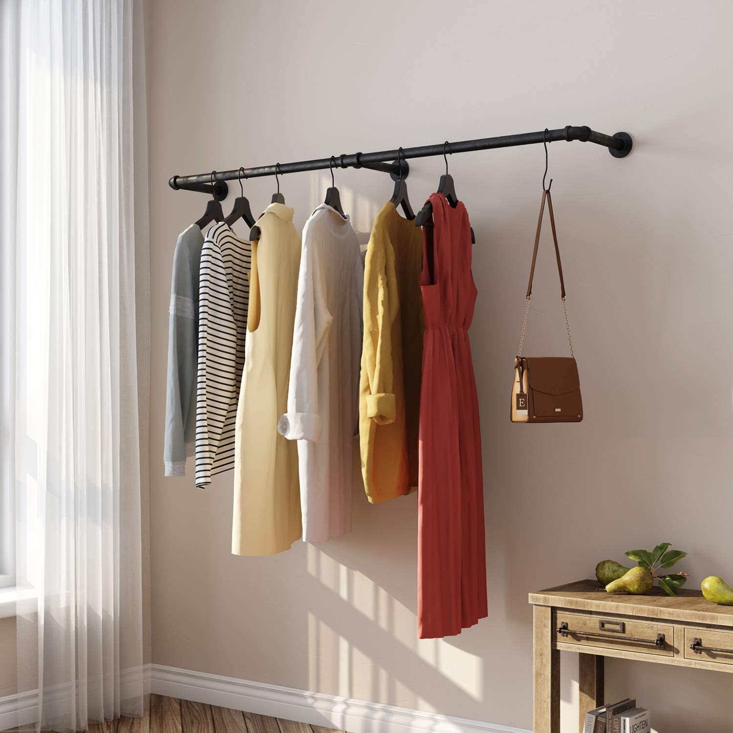 Birch Clothes Rail | Display Racks and Rails by Fixturic