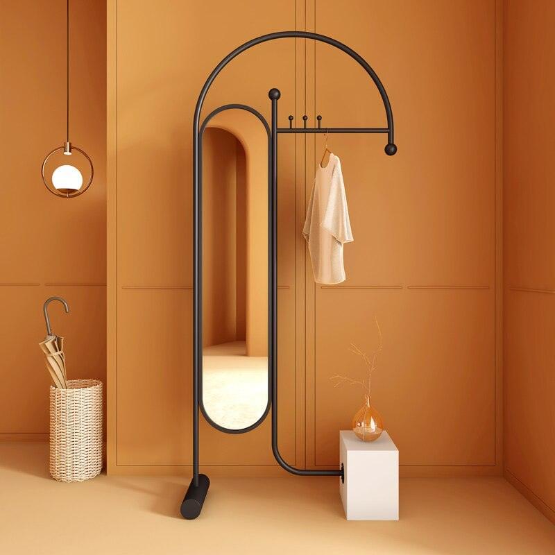 Blinque Clothes Hanging Stand with Mirror - Fixturic