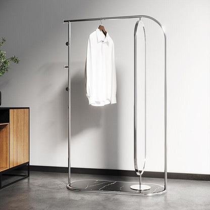 Commo Clothes Rack with Mirror - Fixturic