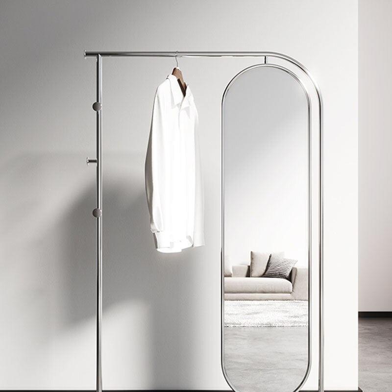 Commo Clothes Rack with Mirror - Fixturic