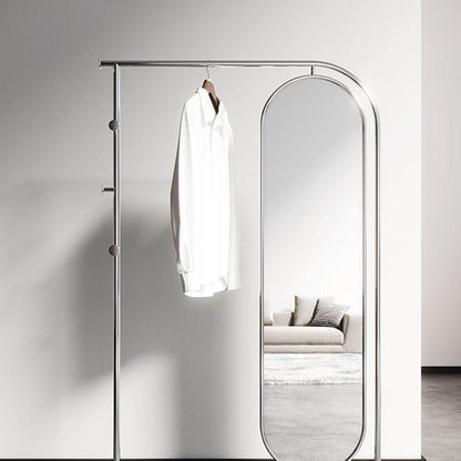 Commo Clothes Rack with Mirror - Fixturic