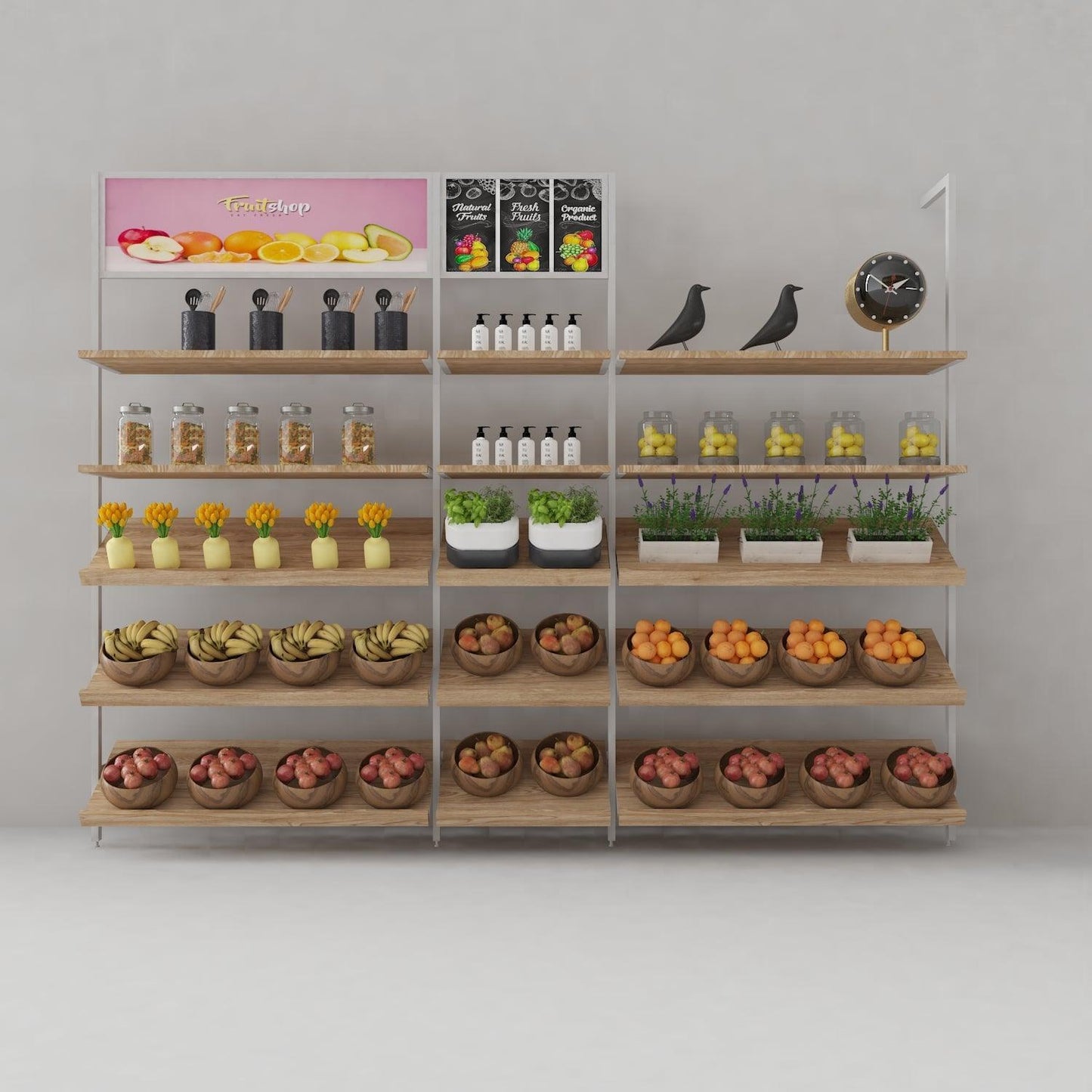 Fresh Foods | Display Rack for Super markets - Fixturic