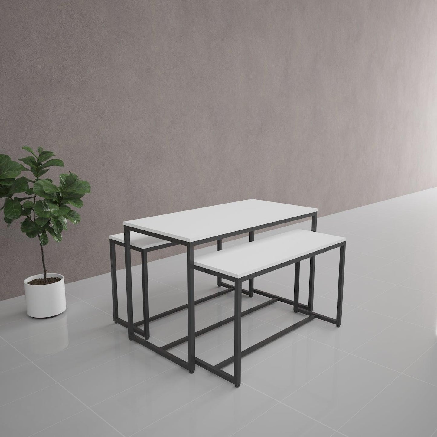Nesting Table With Small Tables - Fixturic