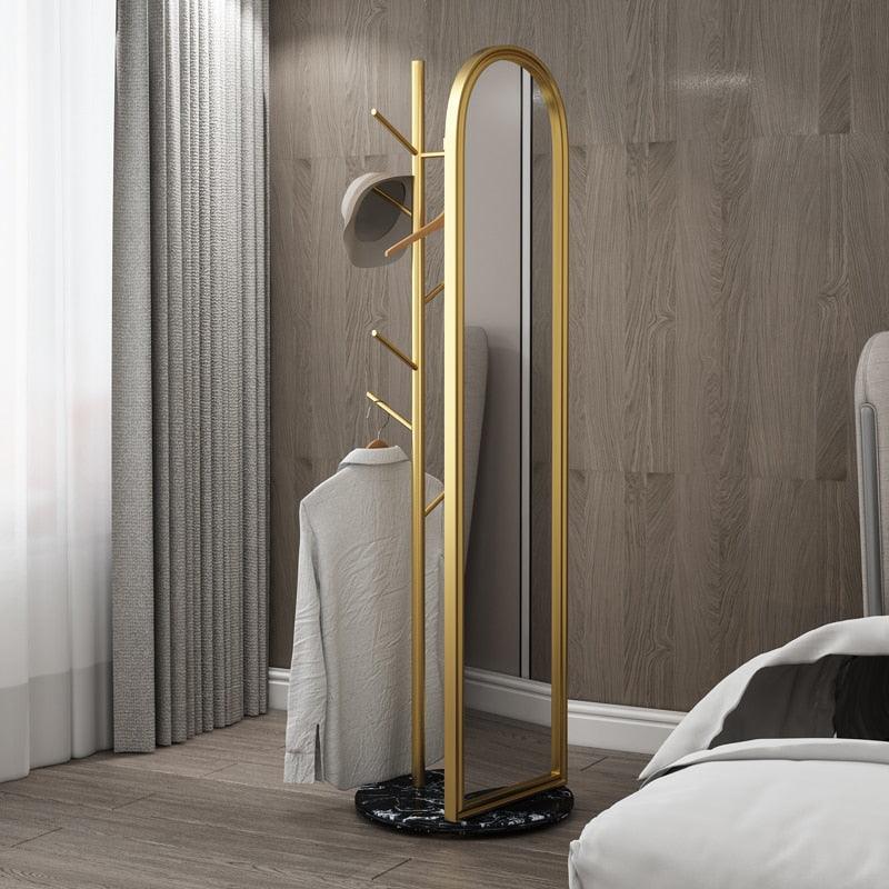 Nordic Mirror Clothes Rack | Premium Clothes Hanging Stand – Fixturic